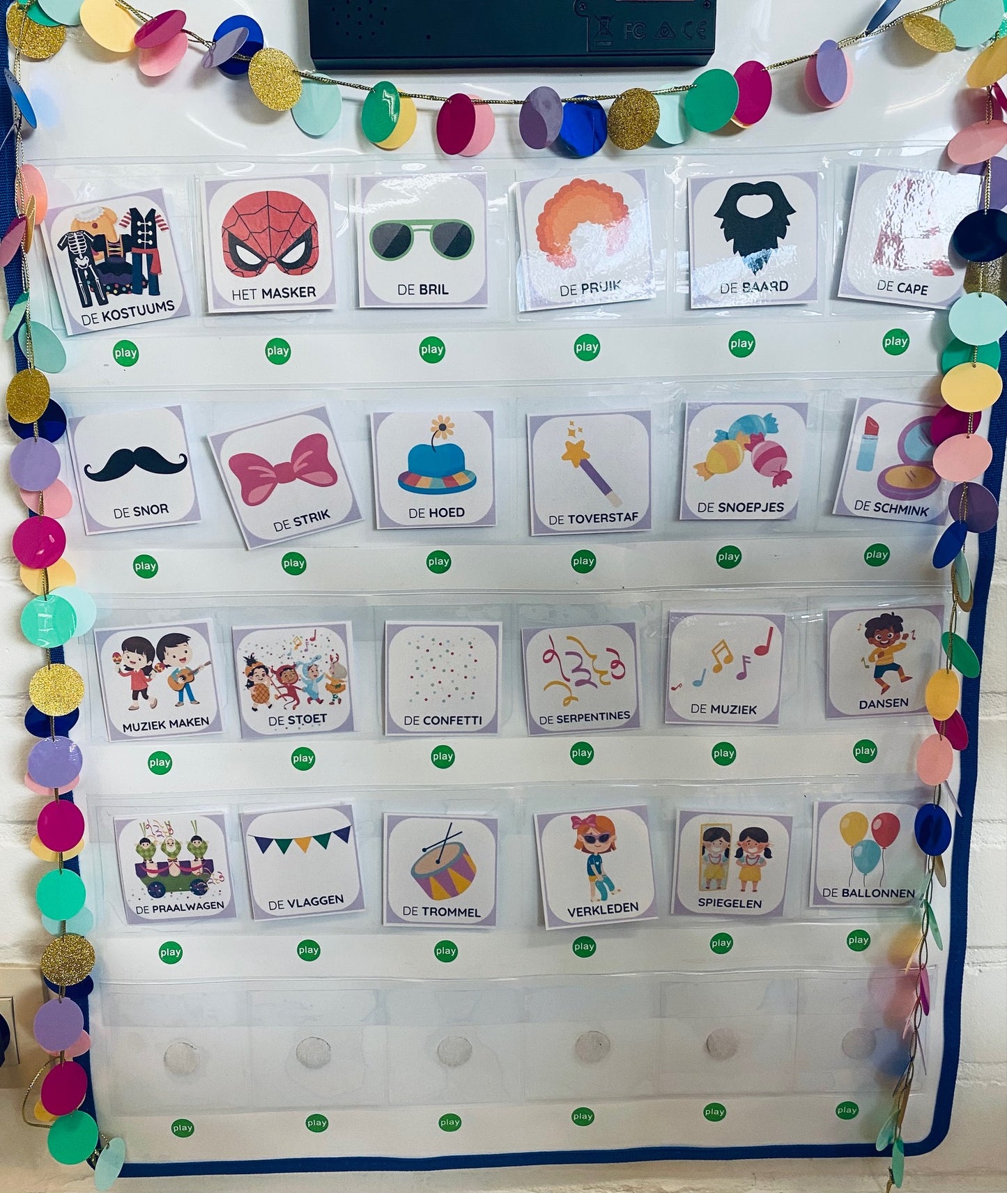 Sprekende muur: thema - CARNAVAL