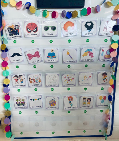 Sprekende muur: thema - CARNAVAL