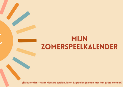ZOMERSPEELKALENDER