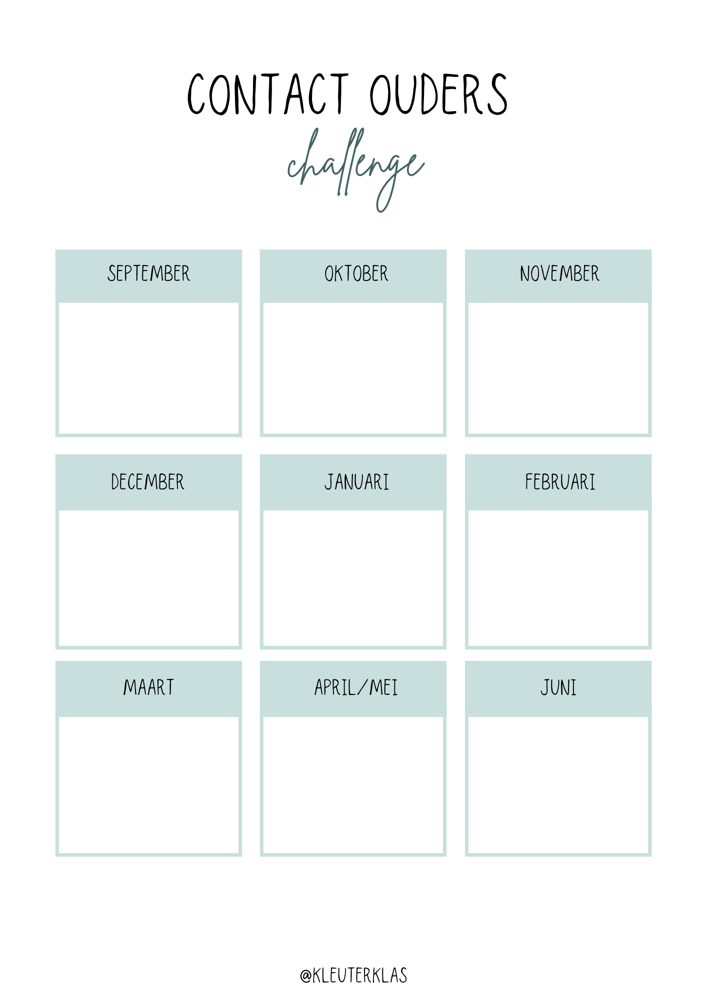 Challenge: informele oudercontacten