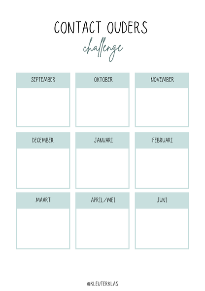 Challenge: informele oudercontacten